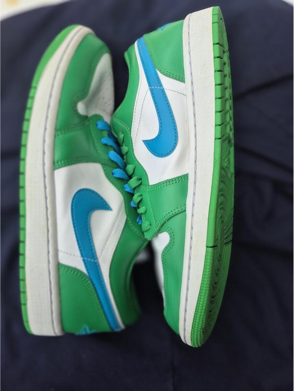 Jordan 1 Low Lucky Green Aquatone (Women's) 10.5 Used